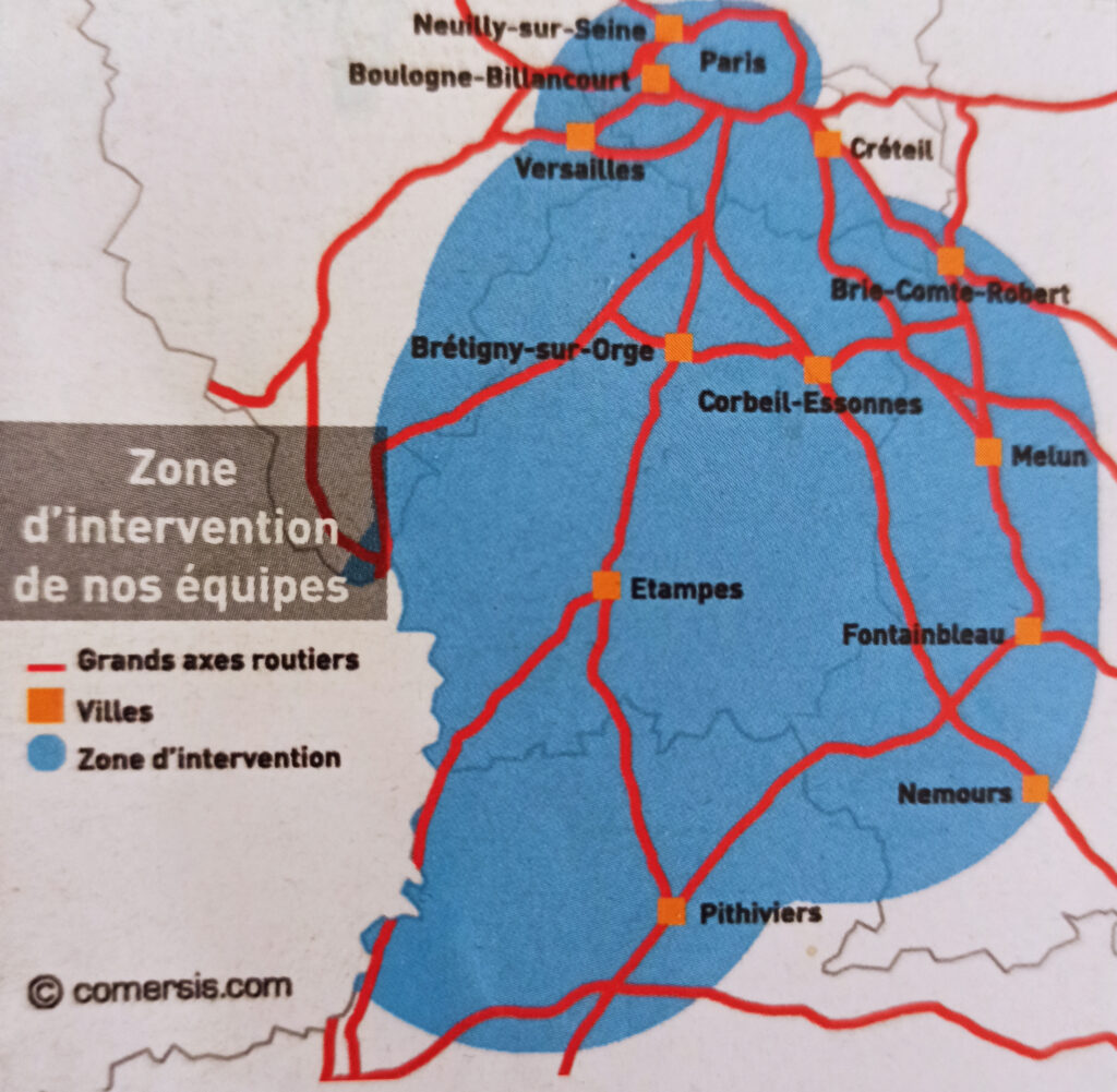 plan zone d'intervention